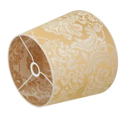 Duolla Lampenschirm Gold Stoff Muster E27 Pendelleuchte< Lampenschirme
