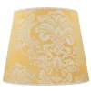 Lampenschirme*Duolla Lampenschirm Gold Stoff Muster E27 Stehleuchte WILLOW