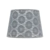 Lampenschirme*Duolla Lampenschirm Grau klein E14 Tischlampe aus Spitze