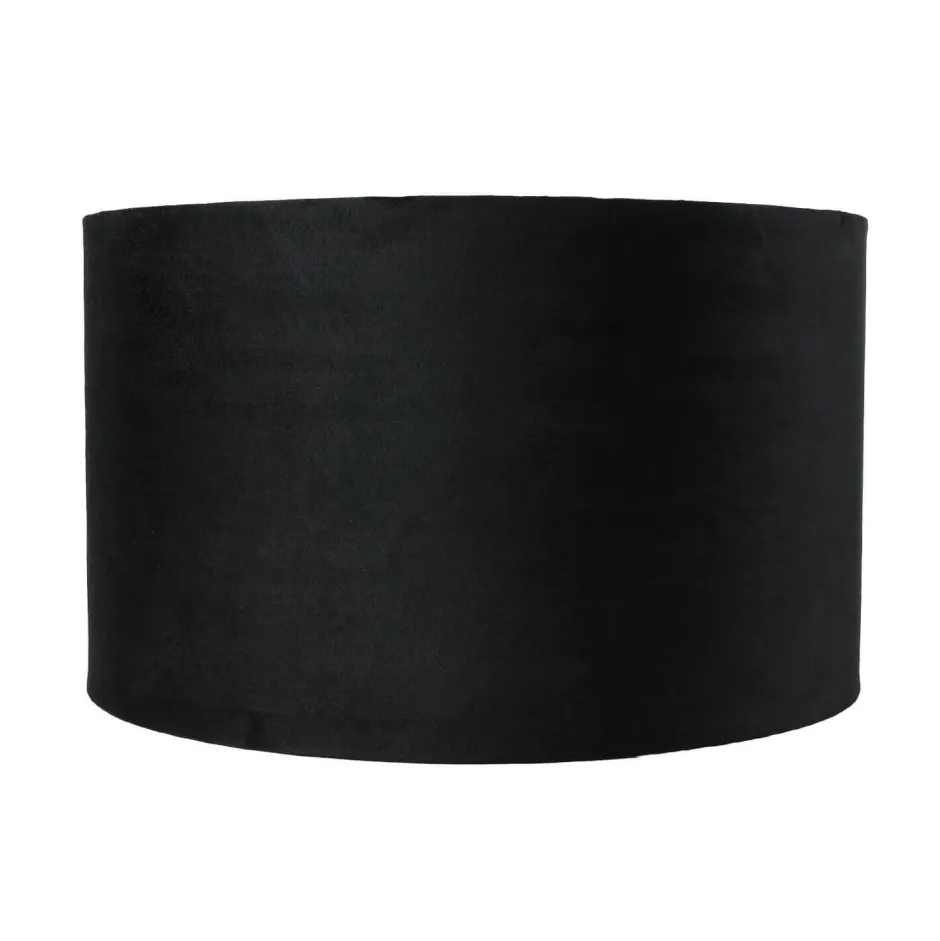 Searchlight Lampenschirm Hängelampe Schwarz Gold Ø 40 cm Stoff Modern< Lampenschirme|Stofflampen