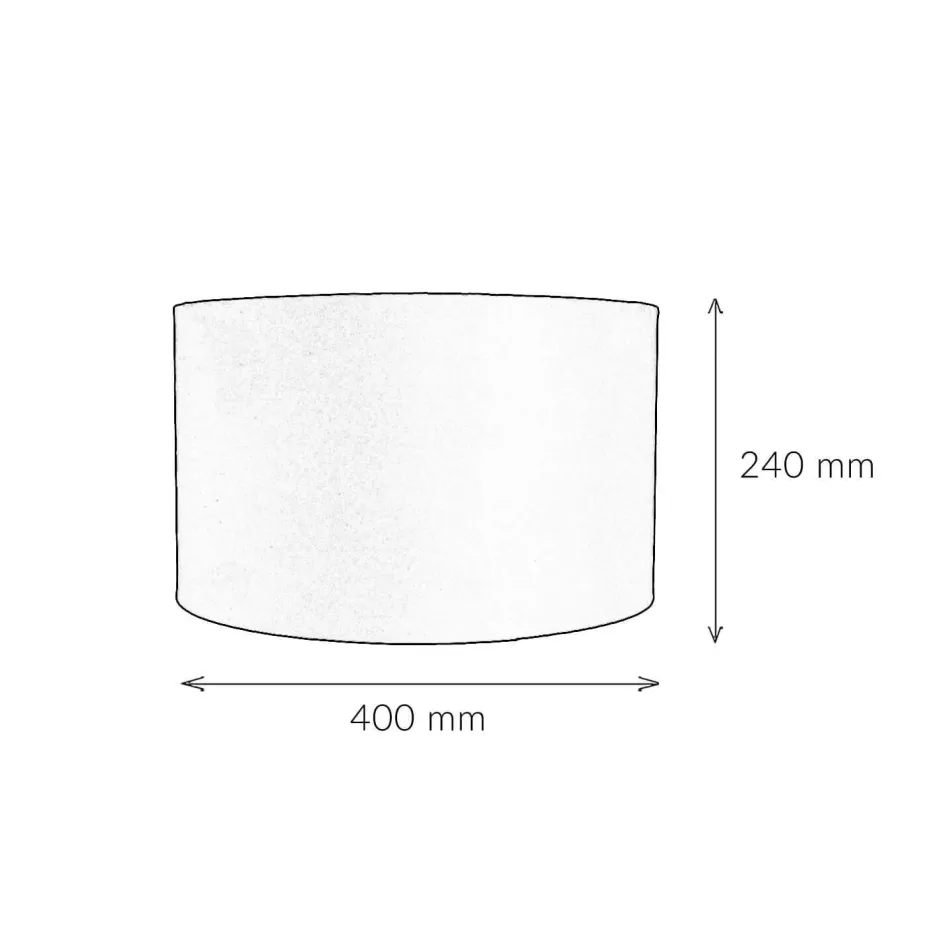 Searchlight Lampenschirm Hängelampe Schwarz Gold Ø 40 cm Stoff Modern< Lampenschirme|Stofflampen