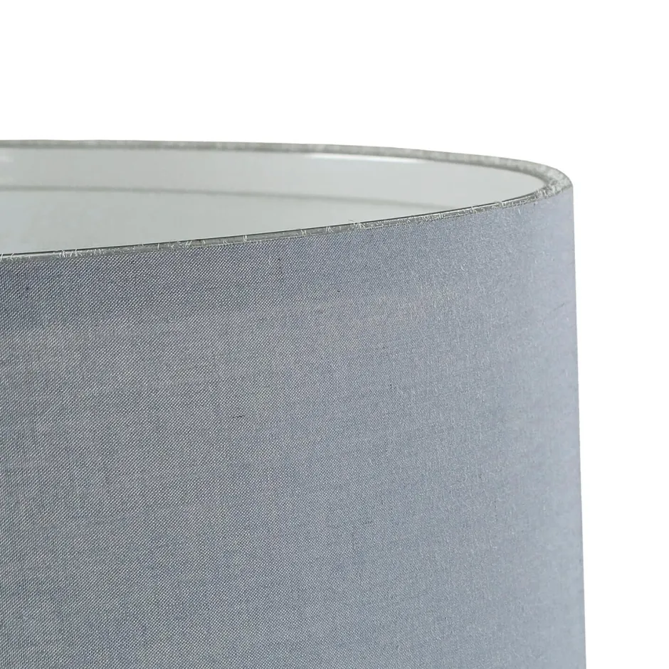 Easylight Lampenschirm mit Klettverschluss Stoff Grau für E27 E14< Lampenschirme