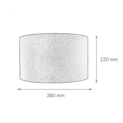 Searchlight Lampenschirm Samt Taupe Silber D: 38 cm für Hängelampe< Stofflampen|Lampenschirme