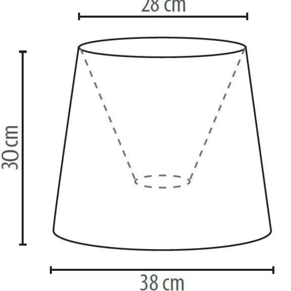 Duolla Lampenschirm Stehlampe Weiß Spitze Textil E27< Lampenschirme