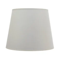 Lampenschirme*Duolla Lampenschirm Weiß Stoff für Stehlampe E27
