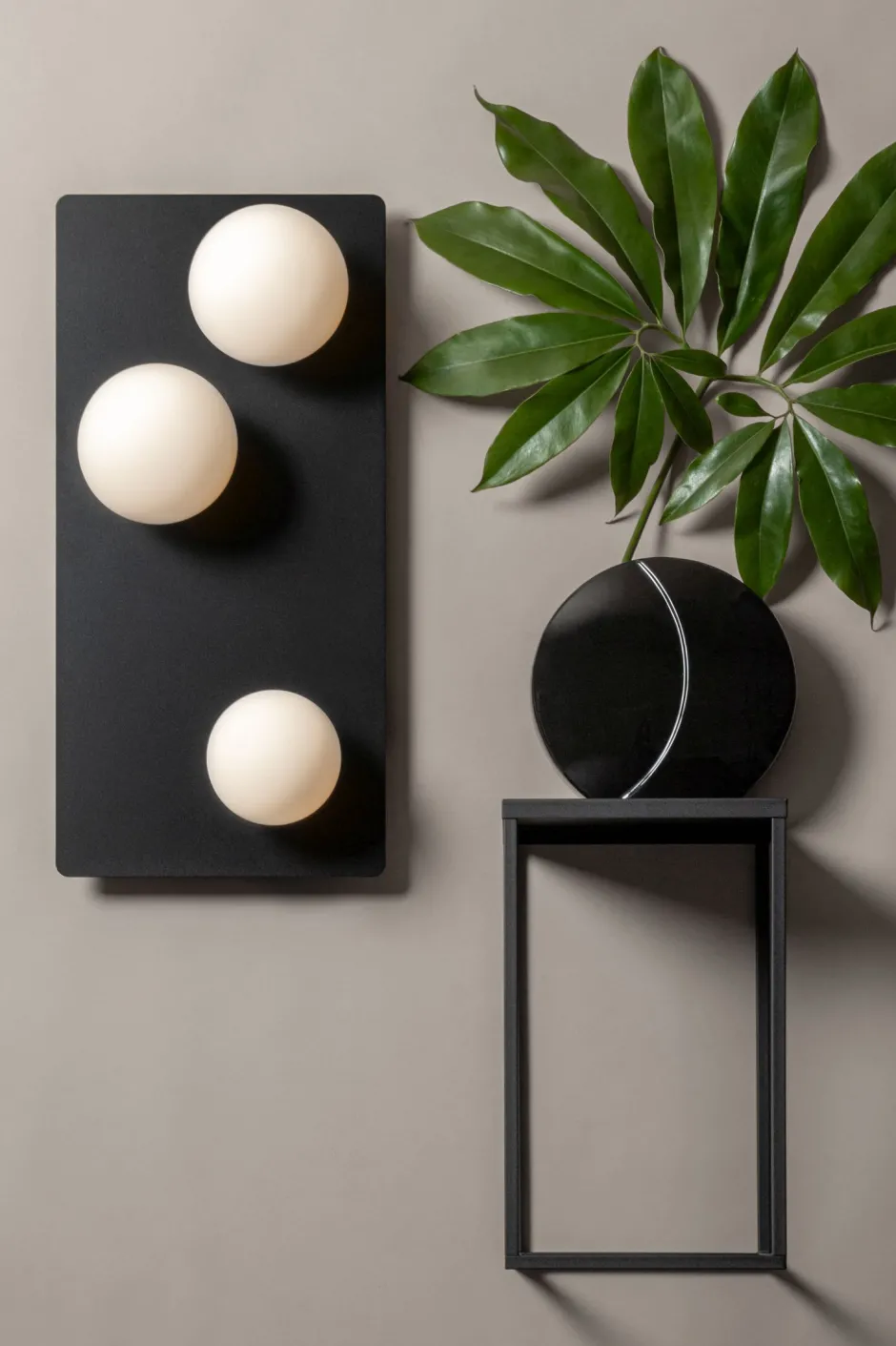 Sigma Lange Deckenlampe Glas Metall 62 cm 3-flammig wohnlich< Deckenleuchten|Flurlampen