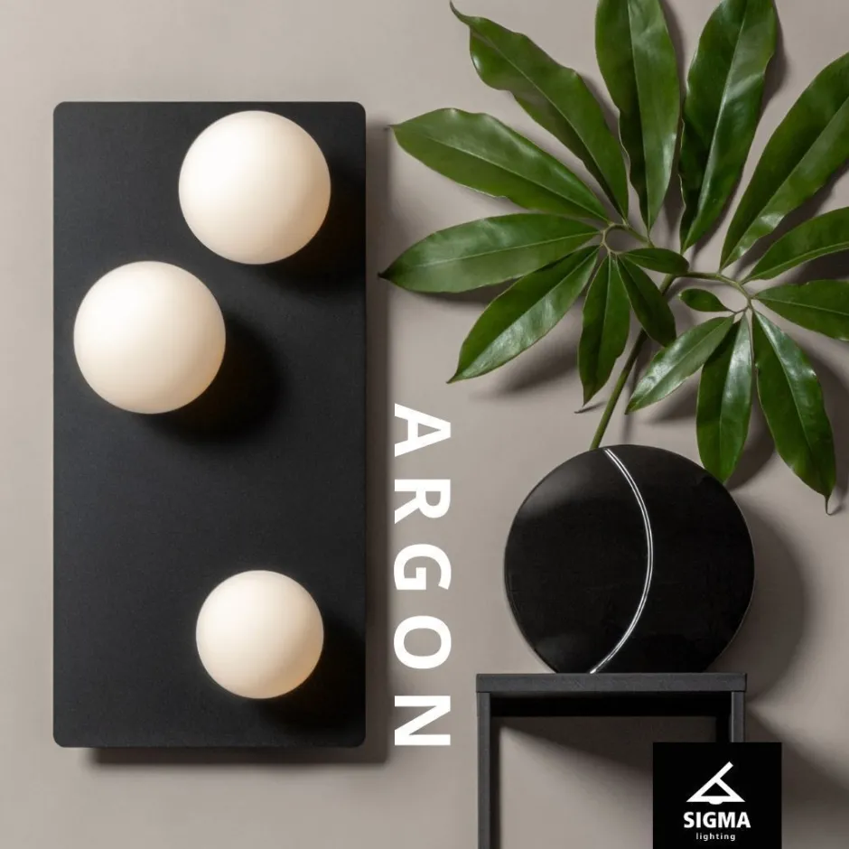 Sigma Lange Deckenlampe Glas Metall 62 cm 3-flammig wohnlich< Deckenleuchten|Flurlampen