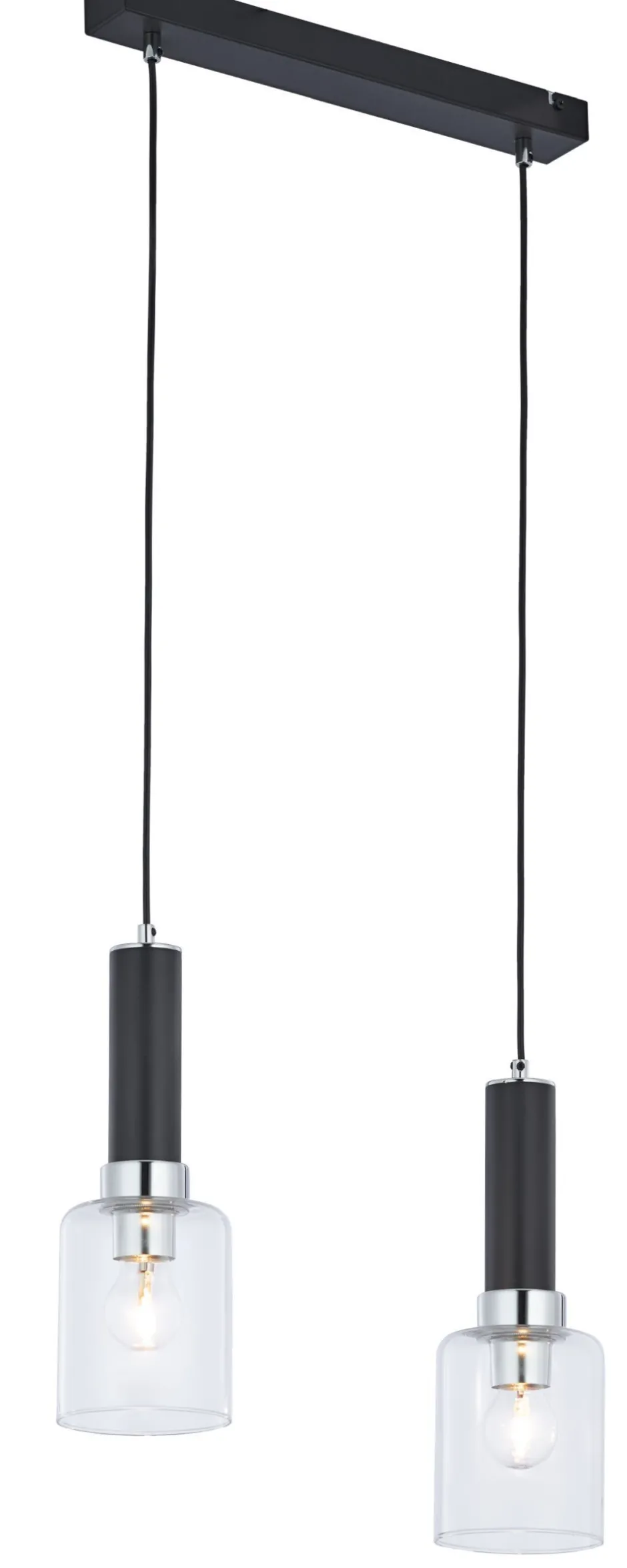 Jupiter Lange Hängelampe Metall Glas L:44cm verstellbar< Hängelampen|Moderne Lampen