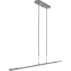 Deckenleuchten|Led Lampen*Steinhauer Lange LED Deckenlampe dimmbar in Stahl 122 cm 4000 K