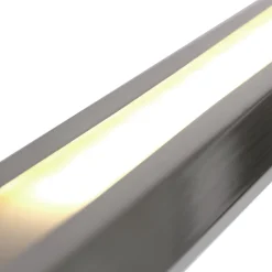 Deckenleuchten|Led Lampen*Steinhauer Lange LED Deckenlampe dimmbar in Stahl 122 cm 4000 K