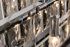 Invicta Interior Lange Pendelleuchte Glas Metall 88 cm E14 Modern< Küchenlampen|Glaslampen