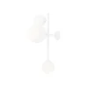 ALDEX Lange Wandlampe Glas Metall 67,5 cm 3-flammig in Weiß< Wandleuchten|Badezimmer Lampe