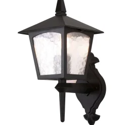 Außenleuchten Antik|Außenwandleuchten*Elstead Laterne Außen Schwarz Rustikal IP43 Haus Hof