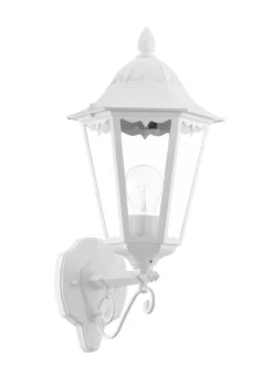 Eglo Laternen Wandleuchte Außen Navedo Weiß< Außenwandleuchten|Rustikale Lampen