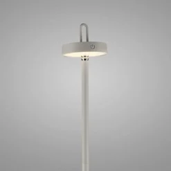 Just Light LED Akku Stehlampe Greige Dimmer Touch IP44 125,2 cm< Led Lampen|Metall Lampen