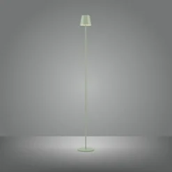 Stehlampen|Led Lampen*Just Light LED Akku Stehlampe Grün IP54 125 cm Touch Dimmen 3000 K