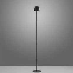 Just Light LED Akku Stehlampe Schwarz IP54 125 cm Touch Dimmen 2 W< Stehlampen|Led Lampen