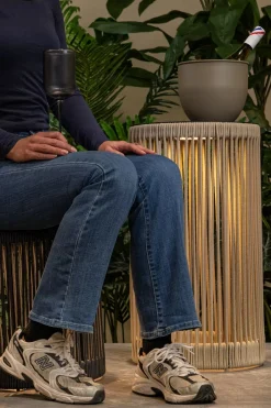 LED Akku Stehleuchte 3000 K IP44 36,5 cm Hocker Tisch< Wegeleuchten|Led Außenleuchten