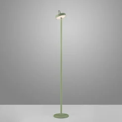 Just Light LED Akku Stehleuchte Grün Dimmer Touch IP44 125,2 cm< Led Lampen|Metall Lampen