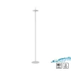 Led Lampen|Metall Lampen*Just Light LED Akku Stehleuchte Weiß Dimmer Touch IP44 125,2 cm