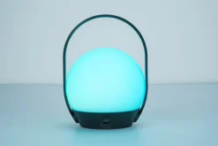 Led Außenleuchten|Moderne Außenleuchten*Eco-Light LED Akku Tischlampe Außen Bluetooth RGB 22,3 cm IP54