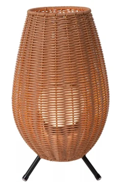 Led Außenleuchten|Moderne Außenleuchten* LED Akku Tischlampe dimmbar Natur IP44 36 cm 3000 K