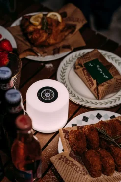 Led Außenleuchten|Moderne Außenleuchten*Eco-Light LED Akku Tischlampe dimmbar 8,5 cm IP44 2700-6500 K 2 W