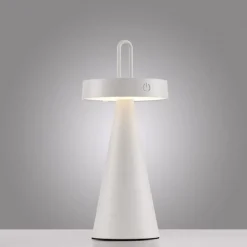 Led Lampen|Schlafzimmer Lampen*Just Light LED Akku Tischlampe Dimmer Touch IP44 2700 K 28,9 cm