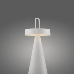 Led Lampen|Schlafzimmer Lampen*Just Light LED Akku Tischlampe Dimmer Touch IP44 2700 K 28,9 cm