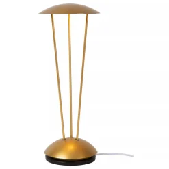 Led Außenleuchten|Moderne Außenleuchten* LED Akku Tischlampe Gold Ladestation IP54 2 W dimmbar