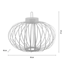 Just Light LED Akku Tischlampe IP44 Weiß dimmbar Touch 37 cm 2 W< Schlafzimmer Lampen|Metall Lampen
