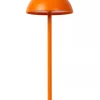 Led Außenleuchten|Moderne Außenleuchten* LED Akku Tischlampe Orange 32 cm 3000 K IP54 7h dimmbar