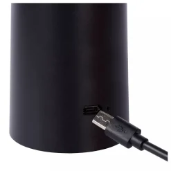 Led Außenleuchten|Moderne Außenleuchten* LED Akku Tischlampe Schwarz 21,3 cm IP44 5h dimmbar