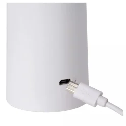 LED Akku Tischlampe Weiß 21,3 cm IP44 5h dimmbar< Led Außenleuchten|Moderne Außenleuchten