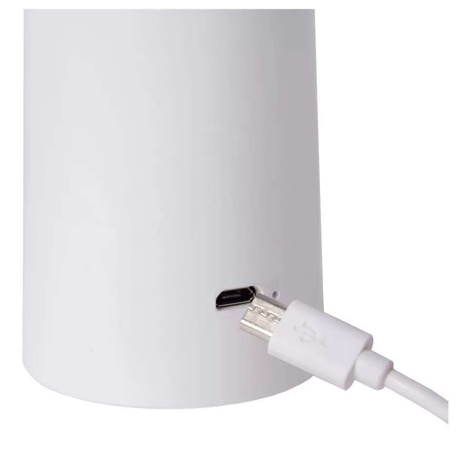 LED Akku Tischlampe Weiß 21,3 cm IP44 5h dimmbar< Led Außenleuchten|Moderne Außenleuchten