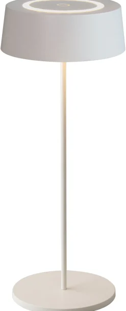 Metall Lampen|Led Außenleuchten*Eco-Light LED Akku Tischlampe Weiß Touch Dimmer USB IP54 3000 K