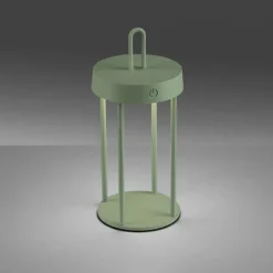 Just Light LED Akku Tischleuchte Aluminium dimmbar IP44 2 W Grün< Led Lampen|Schlafzimmer Lampen