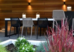 Led Außenleuchten|Moderne Außenleuchten* LED Akku Tischleuchte Holz Weiß 3000 K IP44 26,5 cm