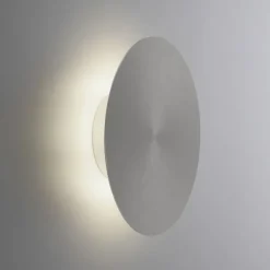 Flurlampen|Wohnzimmerlampen*Paul Neuhaus LED Akku Wandlampe Grau Ø25 cm dimmbar Fernbedienung