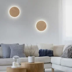 Paul Neuhaus LED Akku Wandlampe Holz dimmbar Fernbedienung Timer 1 W< Flurlampen|Wohnzimmerlampen