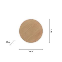 Paul Neuhaus LED Akku Wandlampe Holz dimmbar Fernbedienung Timer 1 W< Flurlampen|Wohnzimmerlampen