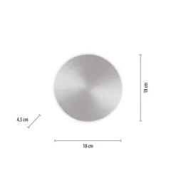 Paul Neuhaus LED Akku Wandlampe in Silber dimmbar mit Fernbedienung< Flurlampen|Wohnzimmerlampen