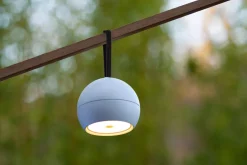 LED Akku Wandspot flexibel Schwarz Weiß IP54 3000 K< Kugellampen|Led Außenleuchten