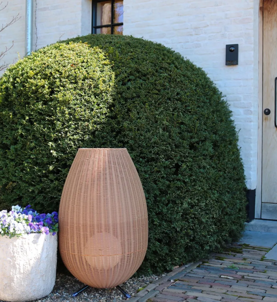 LED Akku Wegeleuchte dimmbar Natur IP44 79 cm 3000 K< Wegeleuchten|Led Außenleuchten