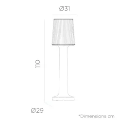 Newgarden LED Außenlampe 110 cm Stecker Kabel IP65 6000 K 1600 lm< Metall Lampen|Wegeleuchten