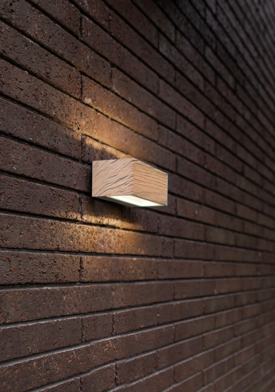 Metall Lampen|Led Außenleuchten*Eco-Light LED Außenlampe Aluminium Natur 10 W 4000 K IP54 B:14 cm