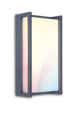 Eco-Light LED Außenlampe Aluminium RGB IP54 16 W H:22 cm dimmbar< Metall Lampen|Led Außenleuchten