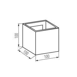 Kanlux LED Außenlampe Aluminium Weiß IP54 verstellbares Licht< Außenwandleuchten|Moderne Außenleuchten