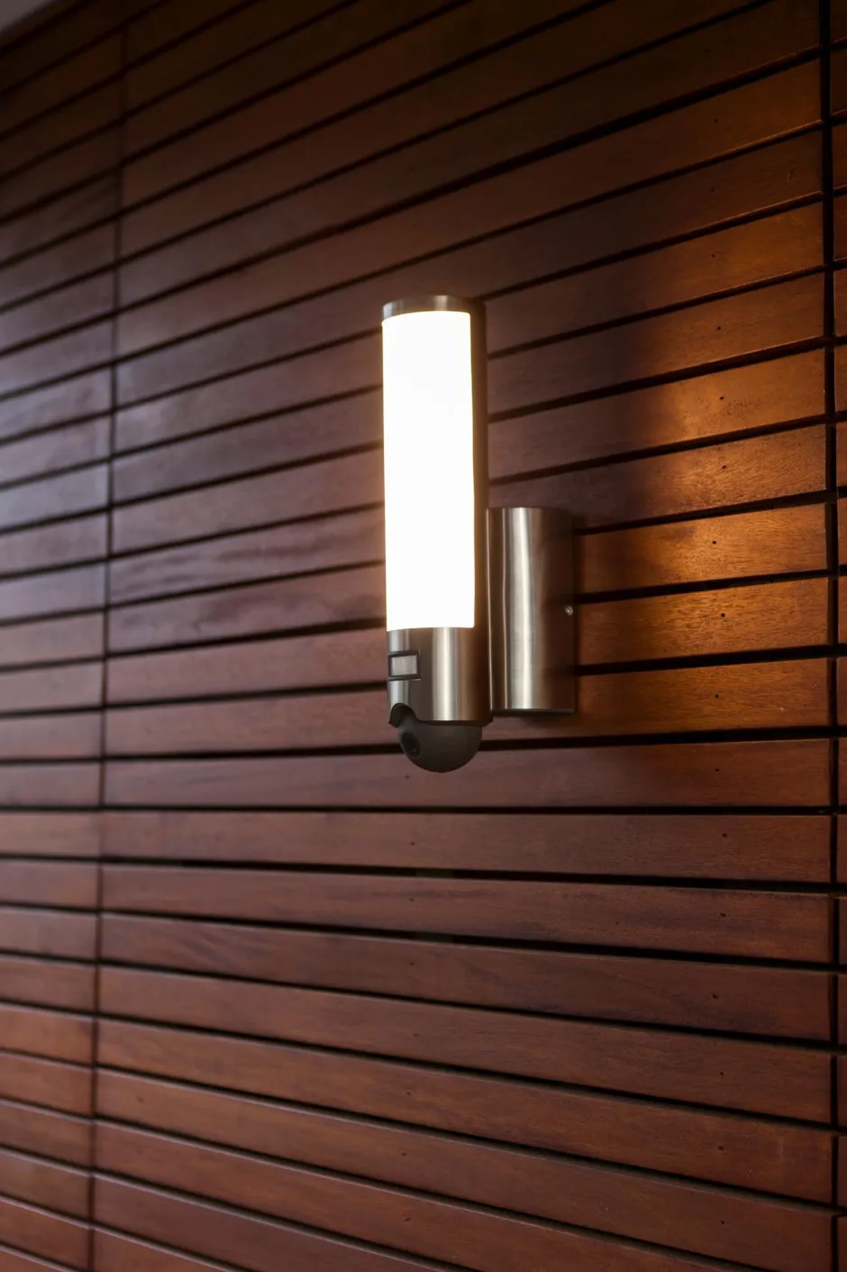 Led Außenleuchten|Moderne Außenleuchten*Eco-Light LED Außenlampe Bewegungsmelder Edelstahl IP44 dimmbar