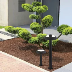 Searchlight LED Außenlampe Garten 45 cm IP44 Anthrazit 4000 K 505 lm< Wegeleuchten|Led Außenleuchten